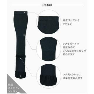 新品 着圧ソックス黒(３足セット)の画像