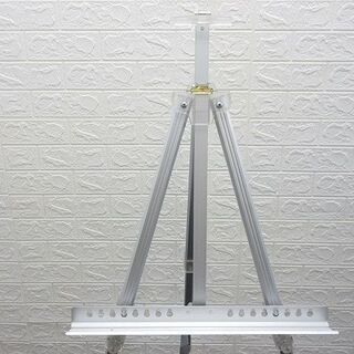 sh0766　ターレンス　メタルイーゼル　シルバー　絵画用品　アトリエ　店舗什器　ディスプレイ　看板　展示　画架　画材　スタンド　TALENSの画像