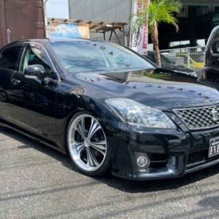 車検2年付！200系クラウンアスリート　新品タイヤ　車高調