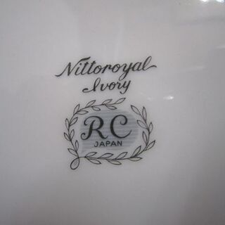 ノリタケ ニットーロイヤル アイボリー プレート 5枚セット Nittoroyal Ivory RC JAPAN 中皿 札幌市 白石区 東札幌の画像