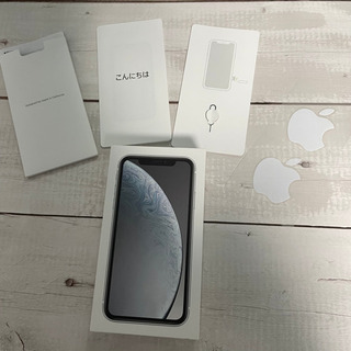 iPhone XR,white,64GB 美品ですの画像