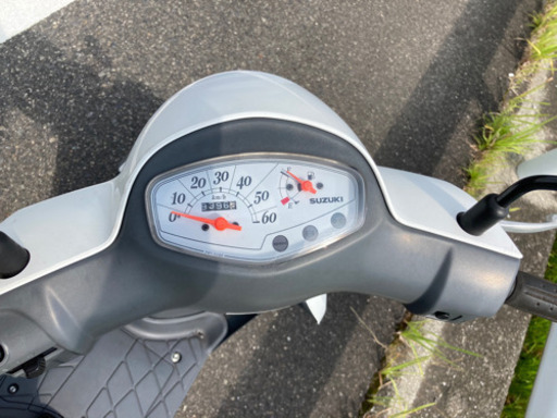 【売約済】美品 実働 BT新品 リアタイヤ新品 スズキ CA45A レッツ4 4スト インジェクションバイク 原付 スクーター おまけ付き