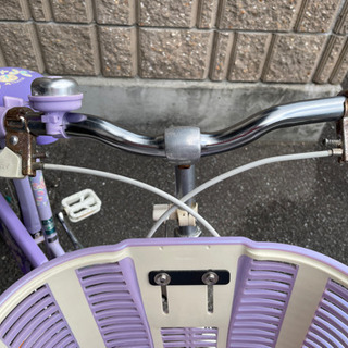【取引完了しました】女の子 22インチ自転車 ブリヂストン エコパル 新品LEDライト ヘルメット付きの画像