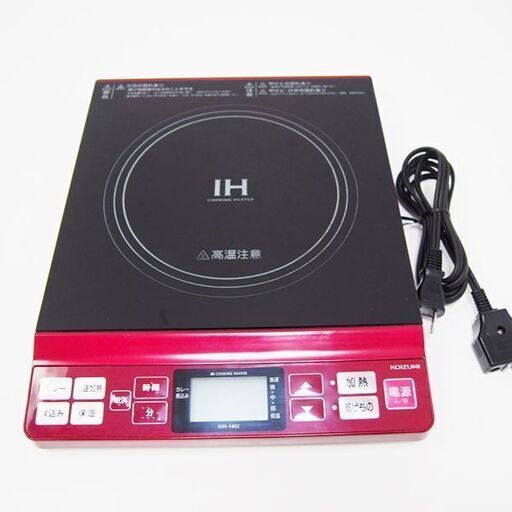 KOIZUMI 1口IH調理器 2017年製 KIH-1402 (DA38)