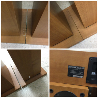 ONKYO オンキョー　スピーカー　サブウーファー　セット　オーディオ家電　d-105f d-105c sl-105の画像