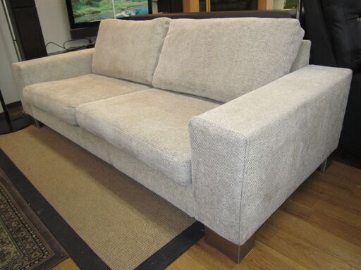 R219 高級 BoConcept ボーコンセプト 3P布ソファ、カバーリング式 美品 幅202cm