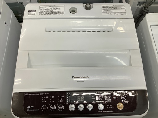 Panasonic 全自動洗濯機　NA-F60PB8 6．0kg 2015年製