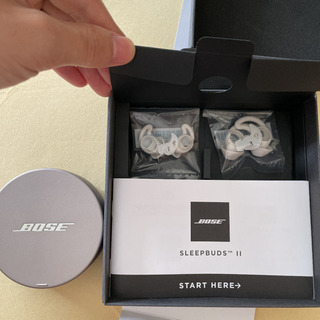 Bose Sleepbuds 未使用 ほぼ未使用・おまけつき】BOSE ボーズ SLEEPBUDS Ⅱ