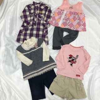 ベビー♡キッズ♡女の子【80〜90】24点♡子供服♡保育園着♡まとめ売り!の画像
