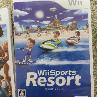 Wii本体&Wiiスポーツリゾートソフト&スマブラXの画像