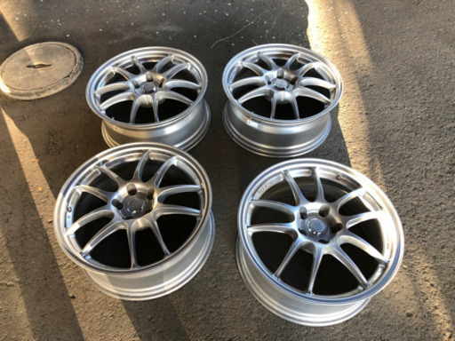 エンケイPF01 18インチ7.5J+38 114.3 4本