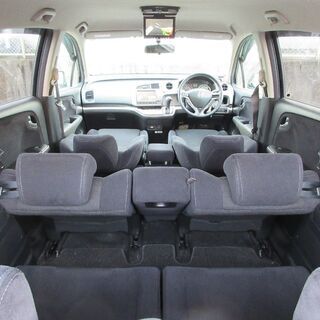 【車検2年満タン渡し】ストリーム（総額：36万円）【上級グレード：ＲＳＺ 特別仕様車 ＨＤＤナビエディション】H20年式・人気色：ブラックパール・1オーナー・禁煙車・フリップダウンモニター・ナビ・ETC・バックカメラ・パドルシフト・DVD視聴・ステアリングスイッチ※数台出品中！の画像