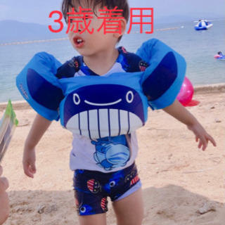 かわいい恐竜水着3点セット　プリントハゲ　色褪せなしの画像