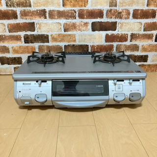 ☆お取引中☆リンナイ☆二口コンロ☆ガステーブル☆ホース付き☆