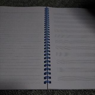 【新品･未使用】マルマン maruman MUSIC NOTEBOOK 音楽罫 12段 リングノートの画像
