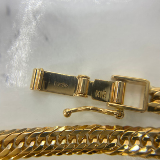 【中古品】K18 12面トリプル 20.7g 40cm［581］