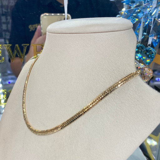 【中古品】K18 12面トリプル 20.7g 40cm［581］