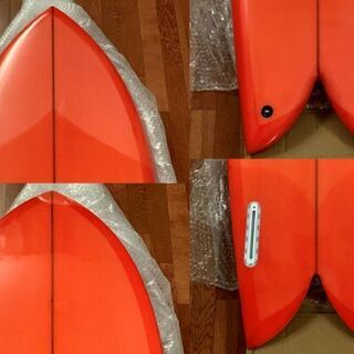 早いもの勝ち！！！超レア　レッドティントパフ光沢仕上げ！！★新品未使用★CHRISTENSON Fish クリステンソン　フィッシュ 5'6★の画像