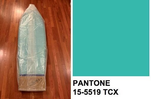 早いもの勝ち！！超レア　ターコイズブルーティントパフ光沢仕上げ！！★新品未使用★CHRISTENSON Fish クリステンソン　フィッシュ 5'6★