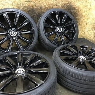 【FALKEN AZENIS FK510 265/35ZR21】夏タイヤ【ベントレー コンチネンタルGT 純正ホイール 21インチ 9.5J5HPCD112+41】2019年製　(VVT259) クレジットカード QR決済可能