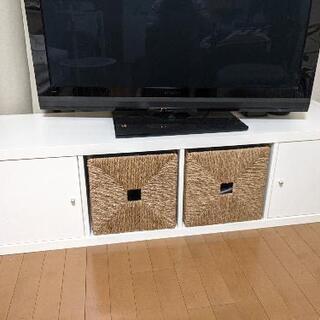 IKEA KALLAX 扉2枚 収納ボックス2個付【東京中央区引...