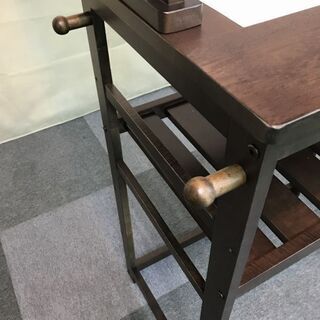 ☆機能的な省スペース・キッチンラック☆WNT ゴミ箱収納作業台の画像