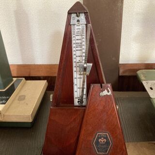 【昭和レトロ】【アンティーク】木製メトロノーム MINATO N...