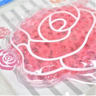 【お値下げ！】SD096-1◆)ローズ柄 保冷剤 赤っぽいピンク バラ 新品 お弁当などに【取りに来られる方限定】の画像