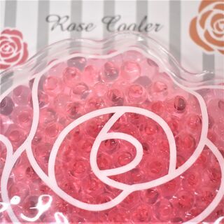 【お値下げ！】SD096-1◆)ローズ柄 保冷剤 赤っぽいピンク バラ 新品 お弁当などに【取りに来られる方限定】の画像