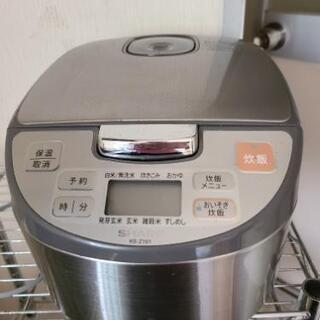 お取引中　KS-Z101-S ジャー炊飯器 SHARPの画像