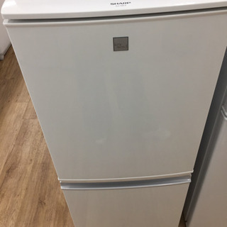 ＳＨＡＲＰ（シャープ）の２ドア冷蔵庫２０１６年製（ＳＪ－１４Ｅ３－ＫＷ）です。【トレファク東大阪店】