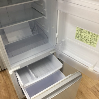 ＳＨＡＲＰ（シャープ）の２ドア冷蔵庫２０１６年製（ＳＪ－１４Ｅ３－ＫＷ）です。【トレファク東大阪店】