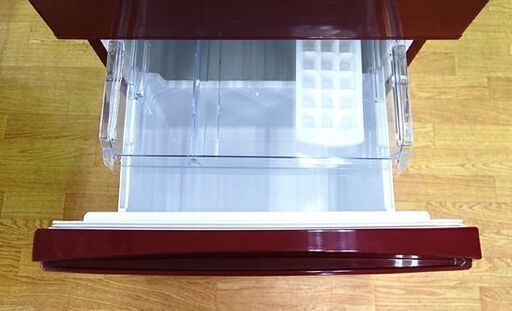 冷蔵庫 157L 2017年製 2ドア AQUA AQR-16F レッド 100Lクラス アクア 赤 説明書付き キッチン家電 札幌市 清田区 平岡