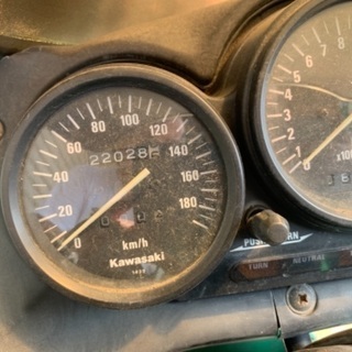 値下げ！　ZZR400 エンジン始動　書付　補修ベース　日立南太田icの画像