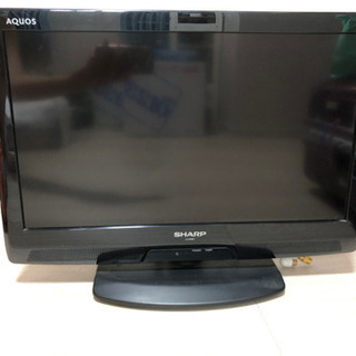 取り引き中　美品　SHARP AQUOS 20V型ワイド　201...