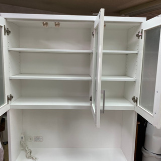ホワイト！食器棚！の画像