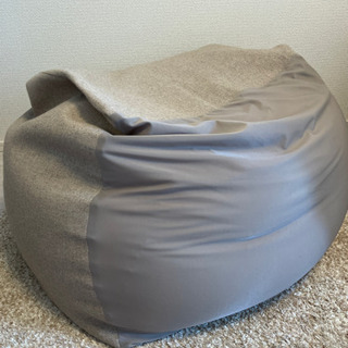 無印良品　ビーズクッション　カバー付き