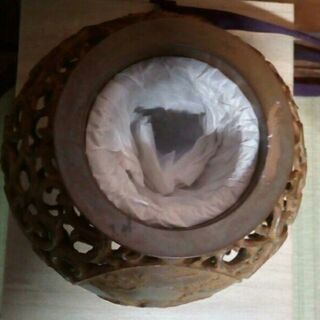 唐草　香炉　蝋型　渡辺景秋　高岡銅器の画像