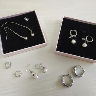 010♠未使用品ピアス５点セット