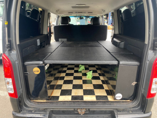 売れました ハイエース ベッドキット 棚