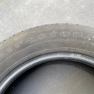 0円無料！155/65R13中古1本のみ　日本製ファイアストンの画像