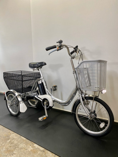 関東全域送料無料 保証付き 新品バッテリー ブリヂストン アシスタ ワゴン 8.9ah デジタル 電動自転車 シルバー