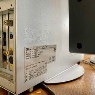NEC デスクトップパソコン F15T71(W) PC  PC-VF5007Dの画像