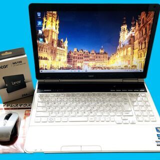 美品！2世代Corei7 新品SSD256GB＋HDD1TB/メ...