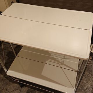 折り畳みキッチンワゴン（キャスター付き）