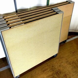 　UCHIDA 内田洋行 ローパーテーションセット 高さ925mm パネル5枚 支柱3本 ジョイント有り 仕切り ジャストパネルの画像