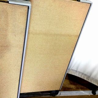 　UCHIDA 内田洋行 ローパーテーションセット 高さ925mm パネル5枚 支柱3本 ジョイント有り 仕切り ジャストパネルの画像