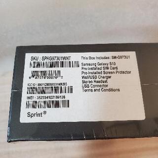 Galaxy S10 Prism White 128 GB SIMフリーの画像