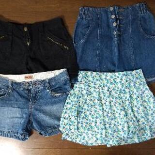 ショートパンツ　キュロット　Mサイズ　４点セット