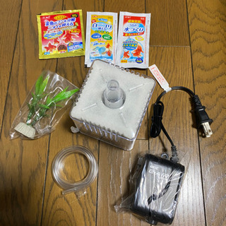 エアーポンプ ホース ろ過フィルター おまけ GEX (飼育 金...